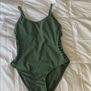 Olive green one piece